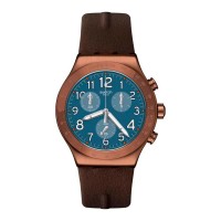 часовник,часовници,swatch,yvc100,quartz,3,atm,43,mm,watch,brown,(brown,black,blue)