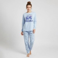 пижама,дамски,пижами,cerdá,stitch,pyjama,blue,(light,blue)