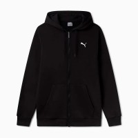 блуза,мъжки,пуловери,puma,ess+,graphic,full,zip,sweatshirt,puma,black