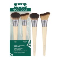 специфични,козметични,продукти,ecotools,blush,+,highlight,duo,makeup,brush,golden