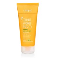 хигиена,тяло,ziaja,coconut,&,orange,vibes,energising,&,refreshing,200ml,shower,gel,yellow