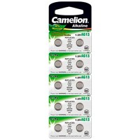батерии,camelion,1.5v,lr44,lr1154,357,button,battery,10,units,clear,(metallic)
