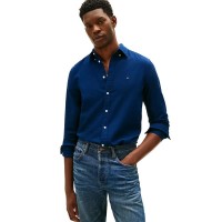 риза,с,дълъг,ръкав,дамски,ризи,мъжки,ризи,tommy,hilfiger,mw0mw41684,slim,fit,long,sleeve,shirt,blue,(carbon,navy)