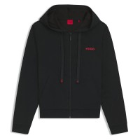 блуза,дамски,блузи,hugo,10262204,red,full,zip,sweatshirt,black,(black)