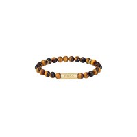 бижутерия,boss,1580661m,bracelet,brown,(brown,gold)