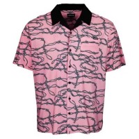 риза,с,къс,ръкав,дамски,ризи,мъжки,ризи,santa,cruz,barbed,wire,short,sleeve,shirt,pink,(pink)