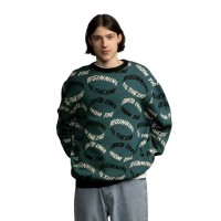 блуза,мъжки,пуловери,дамски,пуловери,santa,cruz,crew,absolute,knit,sweater,green,(spruce)
