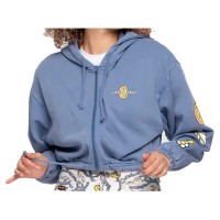 блуза,дамски,блузи,santa,cruz,hood,peace,strip,full,zip,sweatshirt,blue,(navy,wash)