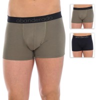 боксерки,мъжко,бельо,abanderado,asa0c7m,natural,comfort,ultra,soft,bamboo,fabric,boxers,2,units,black,khaki