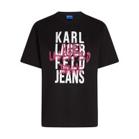 тениска,мъжки,тениски,дамски,тениски,karl,lagerfeld,jeans,b1w17057,short,sleeve,t,shirt,black,(black)