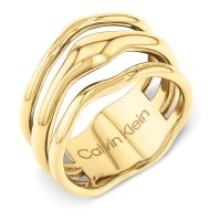 бижутерия,calvin,klein,35000723,ring,golden,(gold)