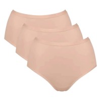 дамско,бельо,дамски,бикини,и,танкини,sloggi,go,daily,cotton,high,waist,panties,3,units,beige,(new,beige)