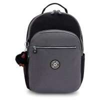 раница,раници,kipling,seoul,college,extra,32l,backpack,black,grey,(space,black,bl)