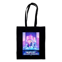 чанта,всички,чанти,pyramid,kpop,demon,hunters,movie,key,art,tote,bag,black,(multicolor)