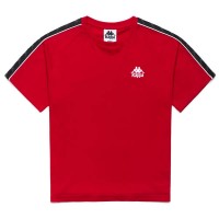 тениска,мъжки,тениски,дамски,тениски,kappa,222,banda,adi,short,sleeve,t,shirt,red,(red,racing,black,white)