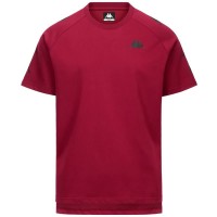 тениска,мъжки,тениски,kappa,gonni,short,sleeve,t,shirt,red,(red,dahlia)