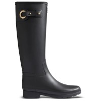 обувки,дамски,боти,дамски,високи,обувки,за,ходене,hunter,refined,wft2299rma,rain,boots,black