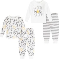 пижама,детски,пижами,huggies,clothes,snug,fit,long,sleeve,pyjama,2,units,white,(snow,white)