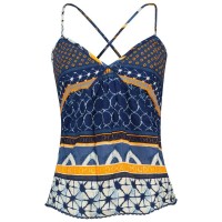 тениска,дамски,тениски,superdry,printed,woven,sleeveless,t,shirt,refurbished,circular,layer,orange