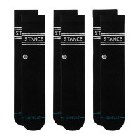 чорапи,мъжки,чорапи,дамски,чорапи,stance,vital,crew,socks,3,pairs,black,(black)