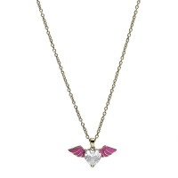 бижутерия,chiara,ferragni,j19avh05,necklace,pink,(white)