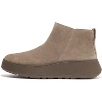 обувки,дамски,боти,мъжки,боти,fitflop,f,mode,suede,flatform,zip,ankle,boots,refurbished,brown,(minky,grey)