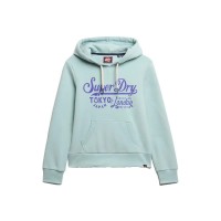 суичър,дамски,блузи,superdry,tokyo,london,hoodie,green,(fresh,mint,green)