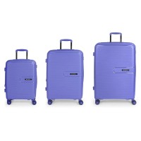 куфари,gabol,steady,spinner,expandable,195l,trolley,bag,3,units,purple,(lilac)