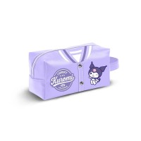 несесер,тоалетни,принадлежности,karactermania,hello,kitty,kuromi,varsity,wash,bag,purple,(mauve)