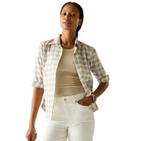 карирана,риза,дамски,ризи,мъжки,ризи,regatta,keralin,long,sleeve,shirt,white,(barely,white,parchment,check)