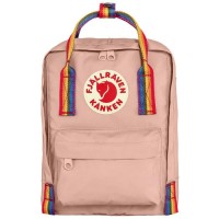 раница,раници,fjällräven,kånken,rainbow,mini,7l,backpack,pink,(chalk,rose,rainbow)