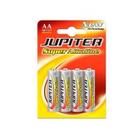 батерии,jupiter,ju040306,alkaline,battery,4,units,clear,(black)