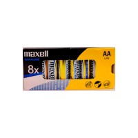 батерии,maxell,lr06,box8,mxl,alkaline,battery,8,units,yellow,(black)