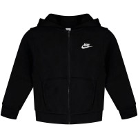 блуза,детски,блузи,nike,sportswear,club,full,zip,sweatshirt,black,(black,white)