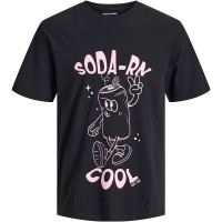 тениска,мъжки,тениски,дамски,тениски,jack,&,jones,funny,fruit,short,sleeve,t,shirt,black,(black)