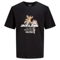тениска,мъжки,тениски,дамски,тениски,jack,&,jones,gradient,print,short,sleeve,t,shirt,black,(black)