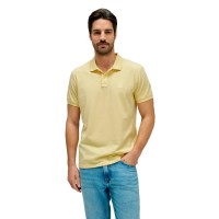 дънки,дамски,блузи,с,яка,мъжки,блузи,с,яка,salsa,jeans,washed,regular,fit,short,sleeve,polo,yellow,(medium,yellow)