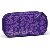 канцеларски,принадлежности,satch,bright,faces,pencil,case,purple,(multicolor)
