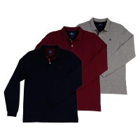 мъжки,блузи,с,яка,the,time,of,bocha,qi1pk.pl,4,long,sleeve,polo,3,units,multicolor,(navy,bordeaux,grey)
