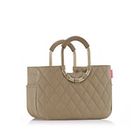 пазарска,чанта,всички,чанти,reisenthel,loopshopper,m,12l,shopper,bag,brown,(frame,rhombus,olive)