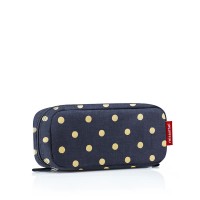 чанта,тоалетни,принадлежности,reisenthel,multicase,cosmetic,bag,blue,(metallic,dots,blue)