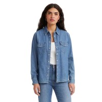 риза,с,дълъг,ръкав,дамски,ризи,levi´s,®,iconic,western,long,sleeve,shirt,refurbished,blue,(going,steady,5)