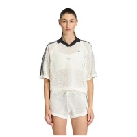дамски,блузи,с,яка,мъжки,блузи,с,яка,adidas,originals,knitted,crochet,short,sleeve,polo,white,(off,white)