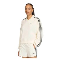 дамски,блузи,с,яка,мъжки,блузи,с,яка,adidas,originals,terry,towel,v,neck,long,sleeve,polo,beige,(off,white)