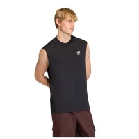 тениска,мъжки,тениски,дамски,тениски,adidas,originals,trefoil,essentials,sleeveless,t,shirt,black,(black)