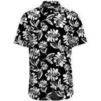 риза,с,къс,ръкав,дамски,ризи,мъжки,ризи,jack,&,jones,ethan,short,sleeve,shirt,black,(black,print,flower,aop)