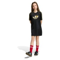 рокля,дамски,поли,и,рокли,adidas,originals,x,liberty,london,loose,short,sleeve,short,dress,black,(black)