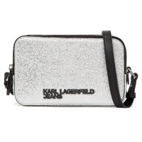 чанти,за,през,рамо,karl,lagerfeld,a4w30246,metal,logo,crossbody,silver,(silver)
