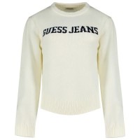 блуза,мъжки,пуловери,дамски,пуловери,guess,jeans,intarsia,sweater,white,(warm,white)