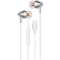 слушалки,слушалки,qubo,au,300c,wt,con,micrófono,usb,tipo,c,earphones,white,(white)